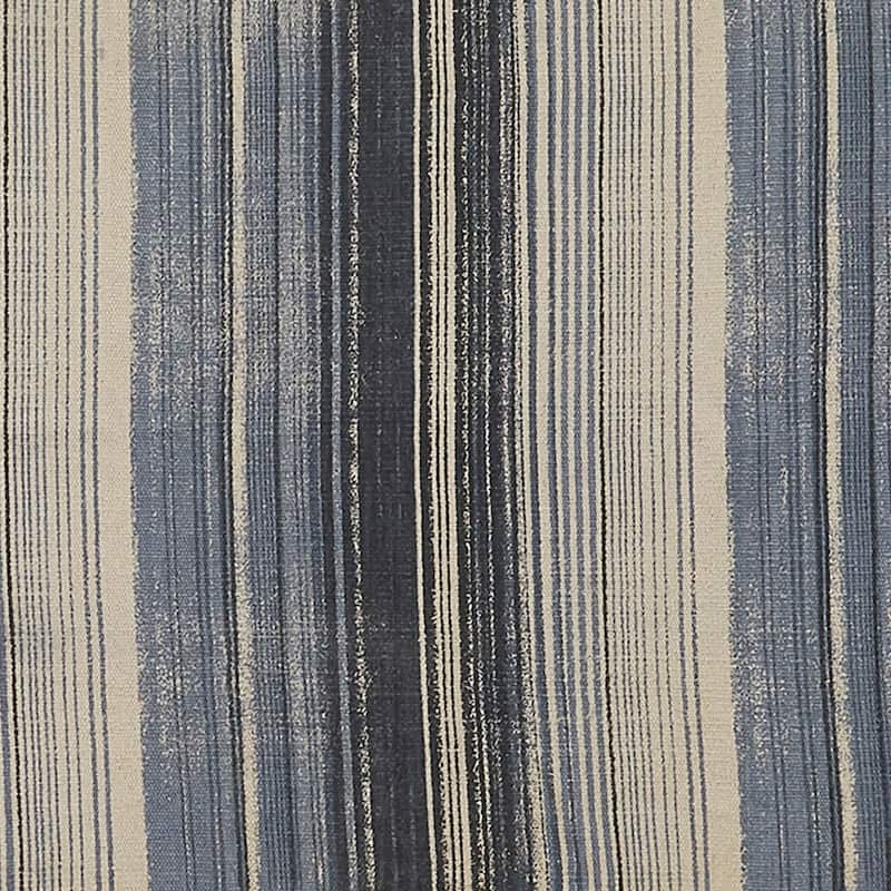 Split P Blue Paintbrush Stripe Rug 4' x 6' - 4' x 6'