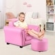 preview thumbnail 5 of 5, Kids Sofa Set Armrest Chair Couch with Ottoman for Children Toddler