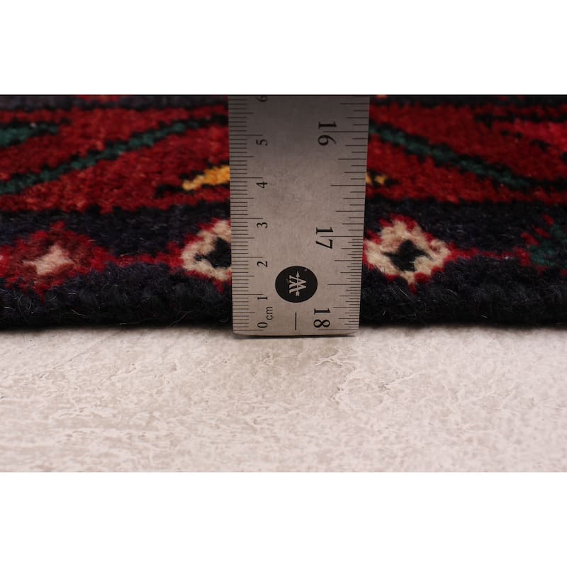 ECARPETGALLERY Hand-knotted Anadol Red Wool Rug - 4'0 x 10'10