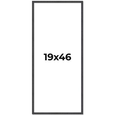 19x46 Frame Brown Solid Wood Picture Frame - Complete Modern Photo