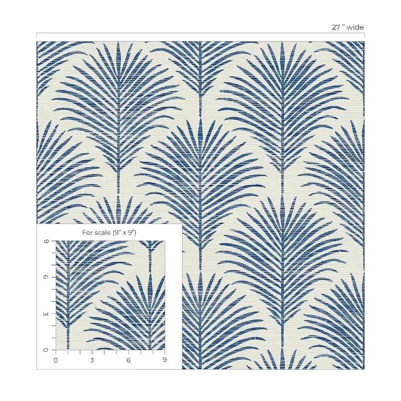 NextWall Grassland Palm Peel and Stick Wallpaper