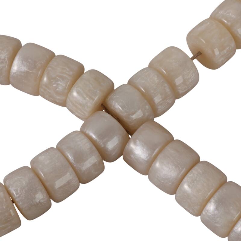 Resin Jute Decorative Beads Tassel Accents Featuring Woven Detailing