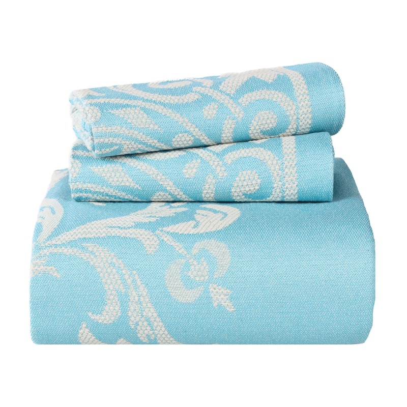 Superior Cotton Blend Oversized Vintage Medallion Bedspread Set