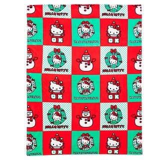 Sanrio Hello Kitty Christmas Silk Touch Throw Blanket