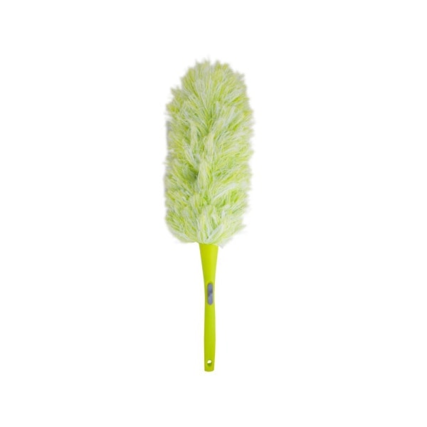 Pack of 4 Green Microfiber Feather Dusters with Handle 22.5" - N/A