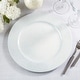 preview thumbnail 5 of 3, Soft Glow Faux Mother of Pearl Charger Plate (Set of 4)