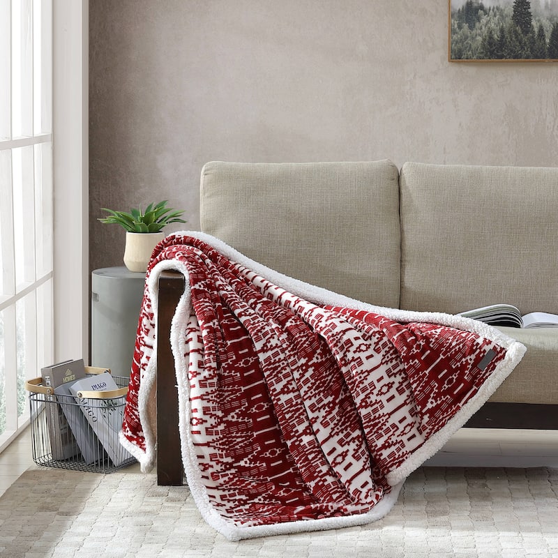 Eddie Bauer Ultra Plush Super Soft & Cozy- Reversible Throw Blankets