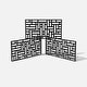 preview thumbnail 49 of 95, Veradek Plastic Black Screen Panel 3 Pack - Block