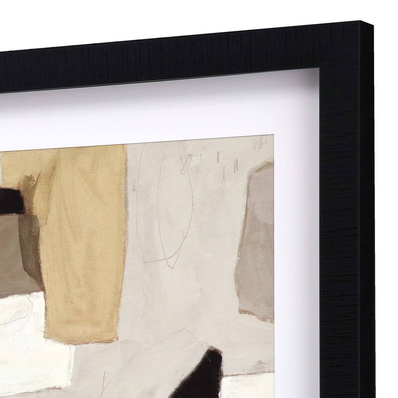 Yukon II S/2 Framed Art Giclee Under Glass - Brown