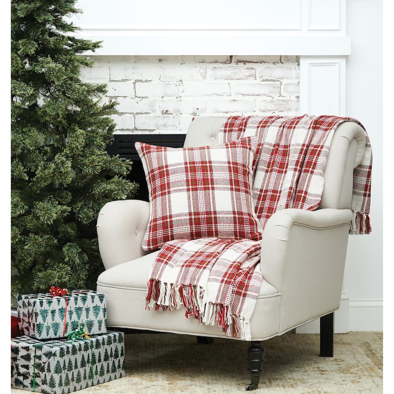 Plaid Decorative Throw Pillows