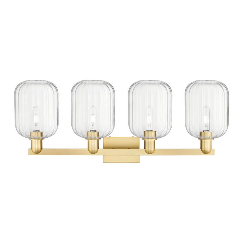 Innovations Lighting Downtown Urban - Preston - 4 Light 36" Jar Shade Bath Vanity Light