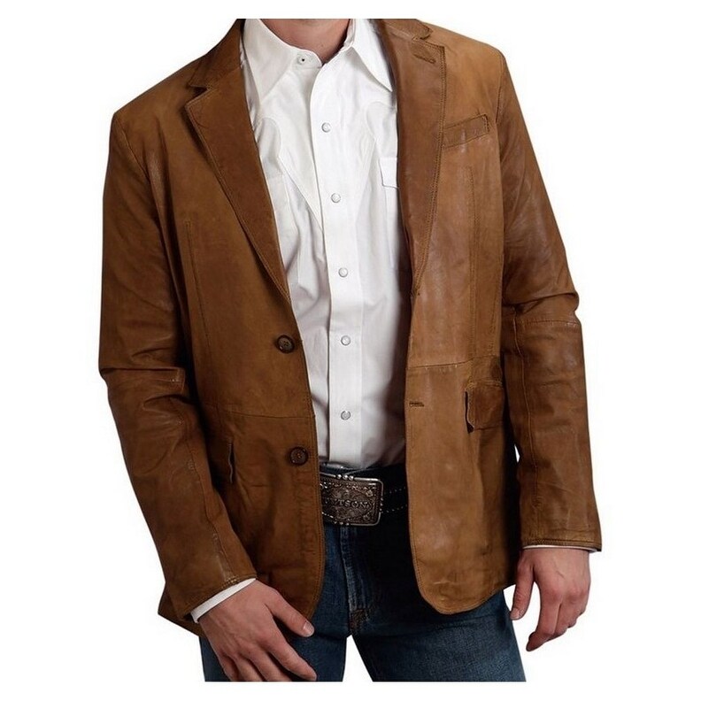 suede western jacket mens
