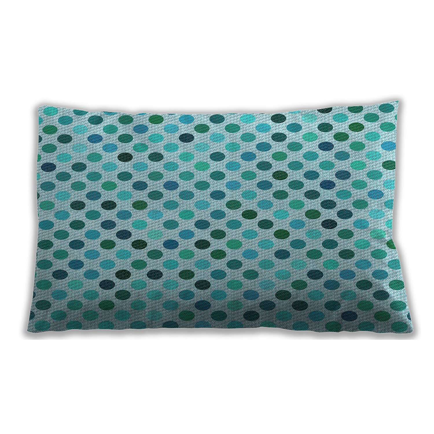 Teal lumbar throw pillow clearance