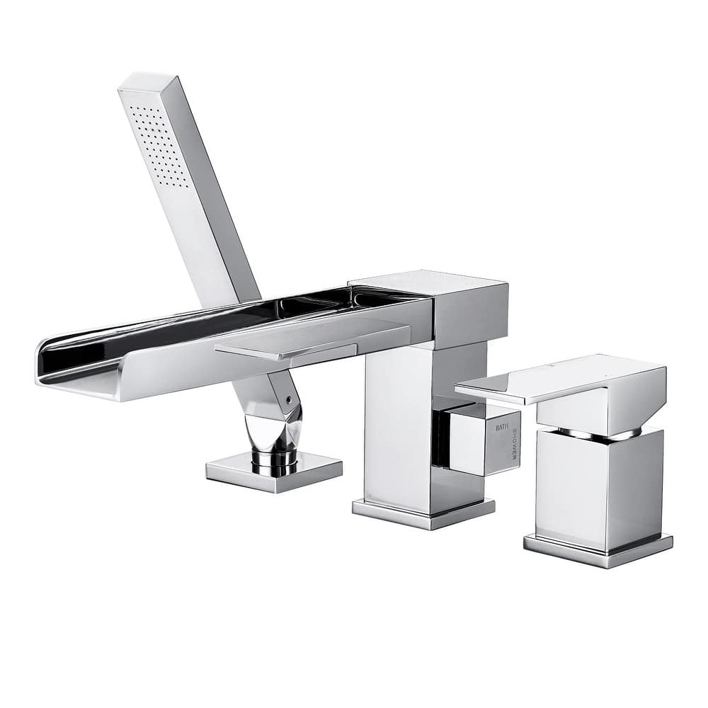 WOWOW Single-Handle Deck-Mount Tub Faucet