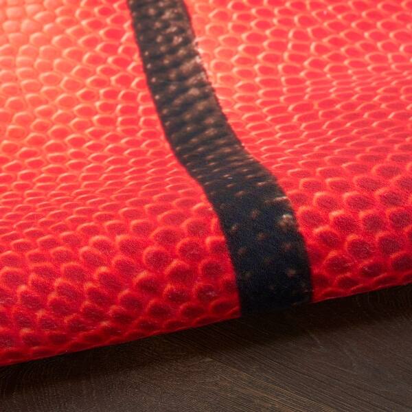 slide 2 of 10, Nourison Imagination Indoor only Orange Graphic Area Rug - 5' Round 5' Round - Orange