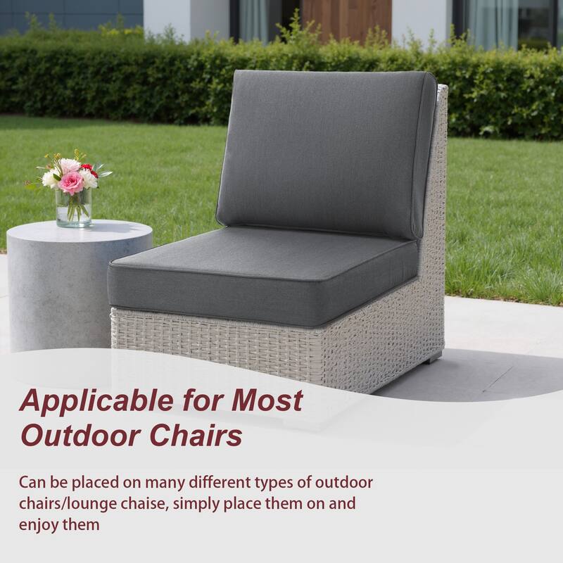 Sunbrella Indoor Outdoor Chair Cushion and Pillow