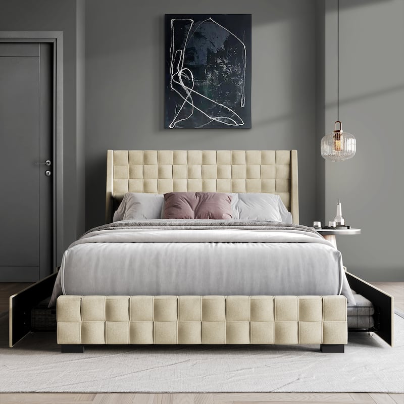 CraftPorch Minimalist Platform Bed