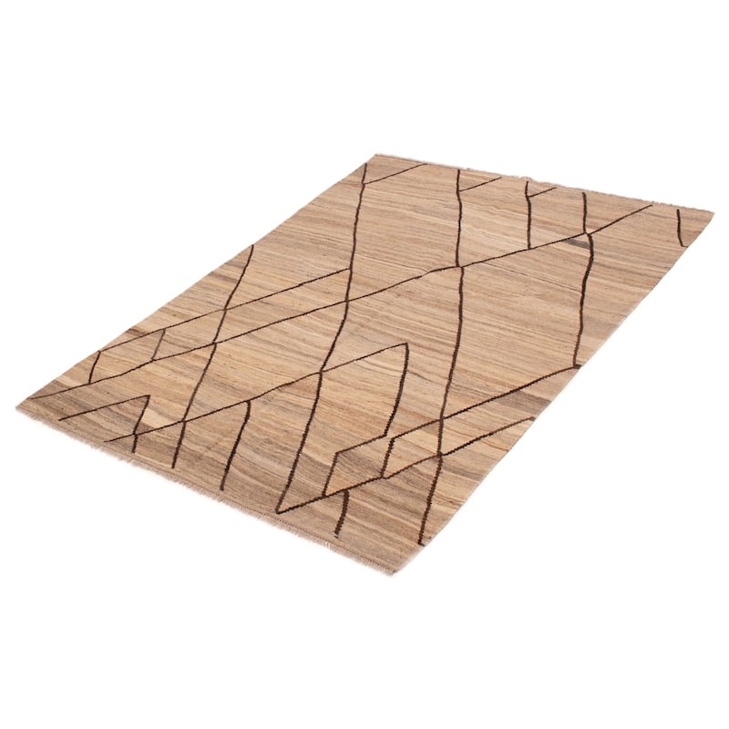 Sivas Beige Kilim 5'11" x 7'10" - 5'11 x 7'10