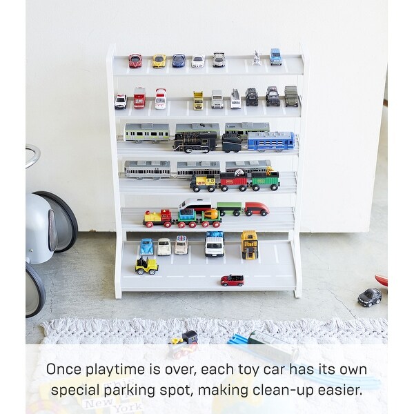 Yamazaki Home Kids' Parking Garage, Steel - L 9.45 x W 20.08 x H