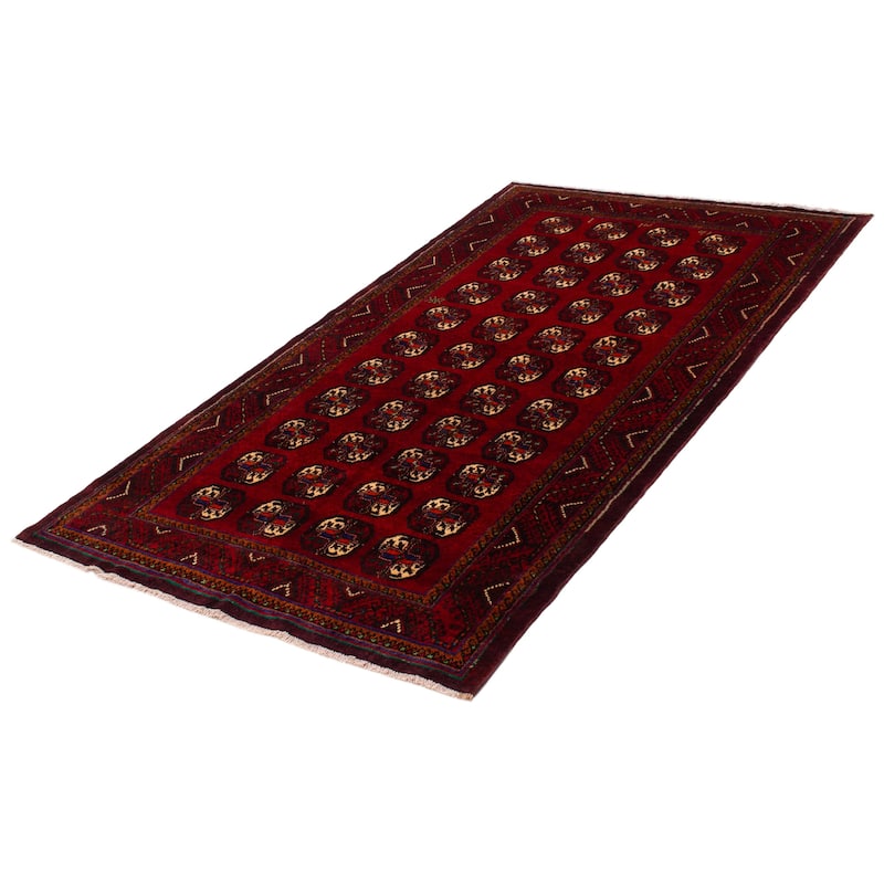 ECARPETGALLERY Hand-knotted Konya Anatolian Red Wool Rug - 5'4 x 9'5