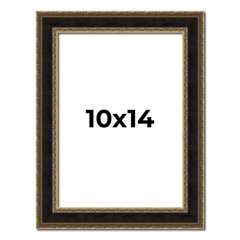 10x14 Frame Gold Antique Vintage Sold Wood Picture Frame | 1.75 Inch
