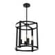 preview thumbnail 4 of 13, Hunter Astwood 16" 4-Light Round Chandelier, Dining Room Table, Kitchen Island, Cage, Transitional, Art-Deco