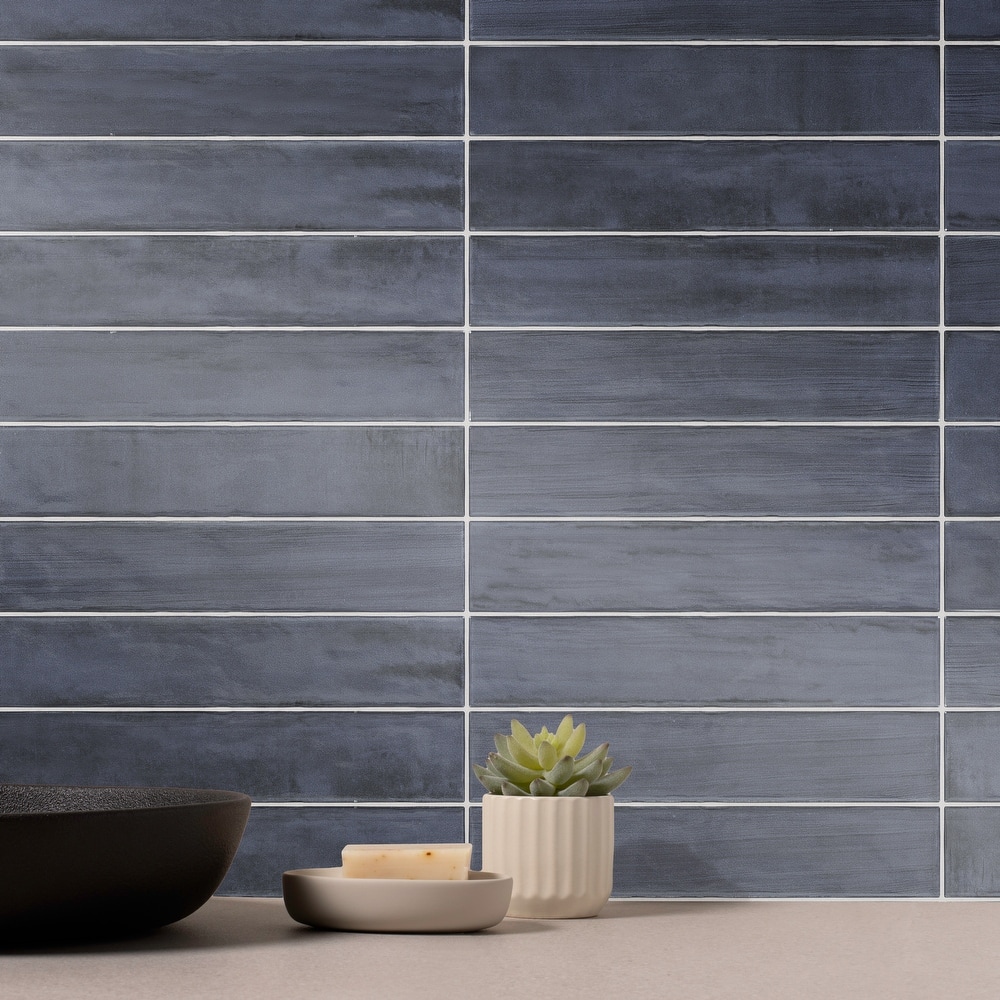 Buckingham 3 in. x 16 in. Glazed Porcelain Subway Wall Tile