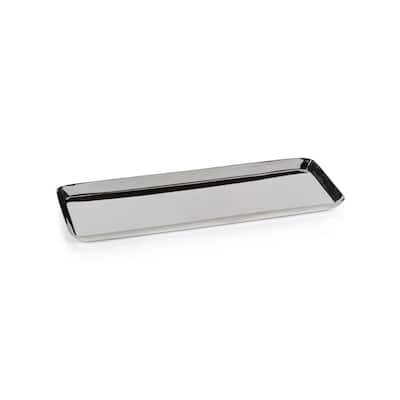 Perpignan Versatile Rectangular Polished Steel Tray