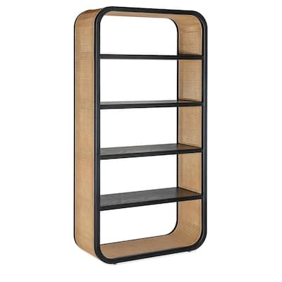 Hooker Furniture M34-50350-99 Cain 40" Wide 4 Shelf Oak Veneer
