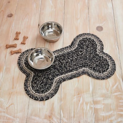 Sawyer Mill Black White Indoor/Outdoor Medium Bone Rug 15x23
