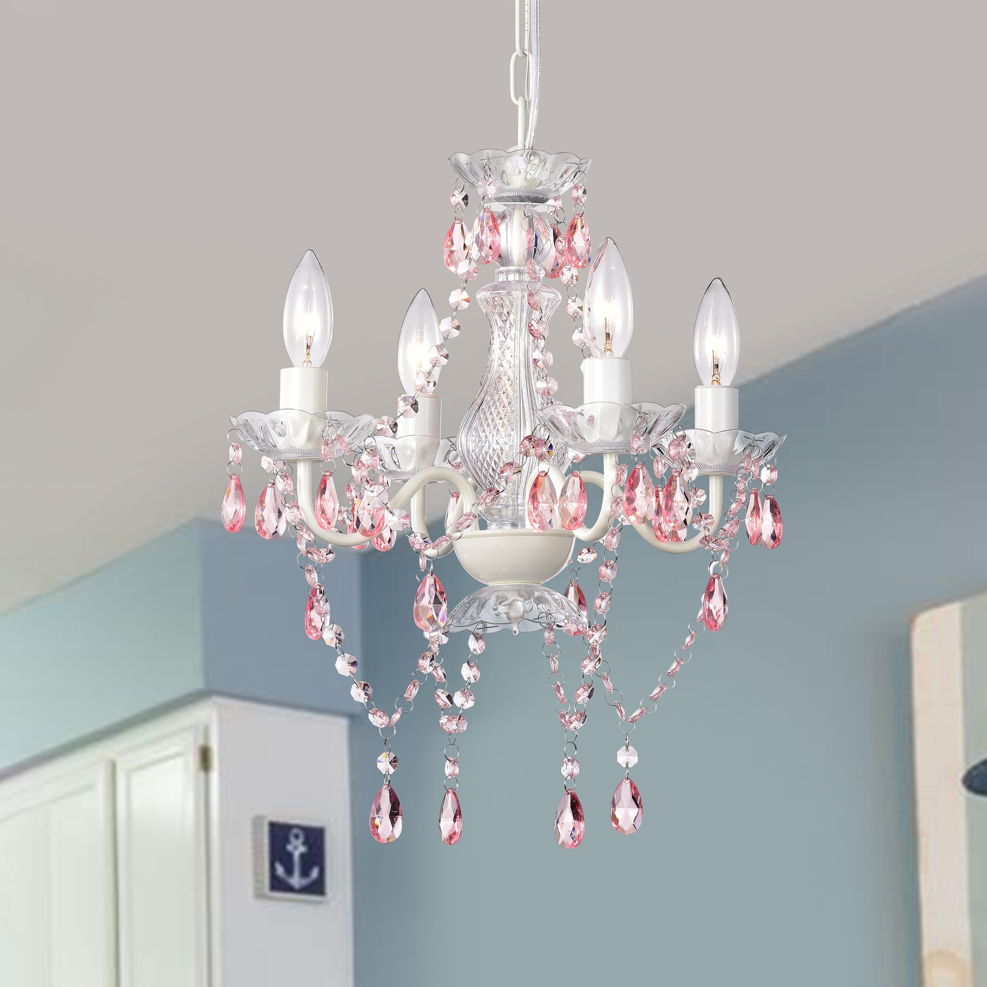 Crystal chandelier outlet for girls room