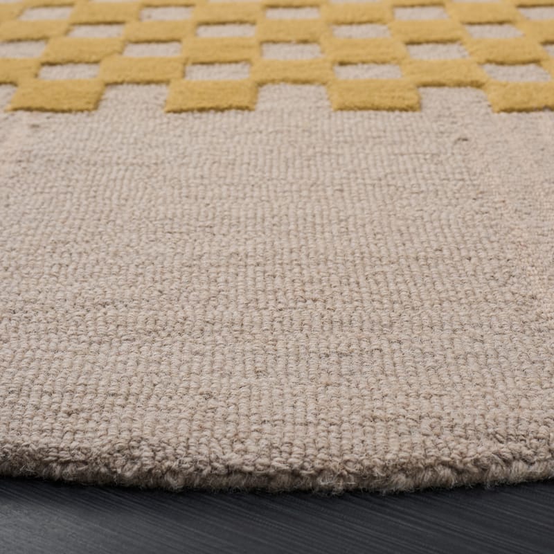 SAFAVIEH Handmade Genre Kiek Checkered Wool Rug