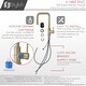 preview thumbnail 24 of 41, STYLISH Kitchen Sink Faucet Single Handle Pull Down Dual Mode in Stainless Steel - Faucet Height: 14 3/8" | Spout Height: 7 7/8"