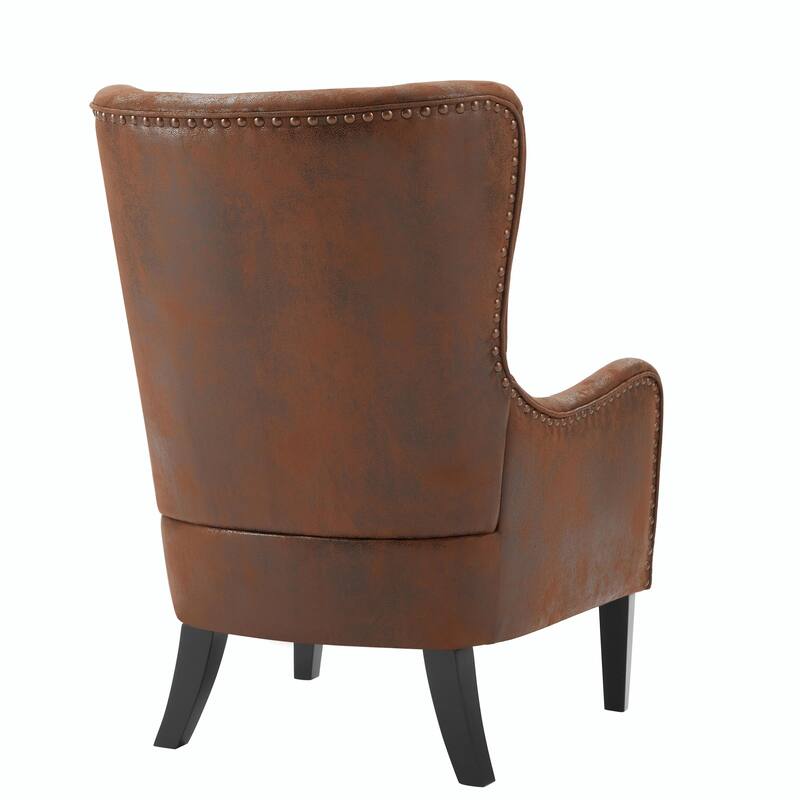​Retro Lounge Furniture - Distressed Leather Loo