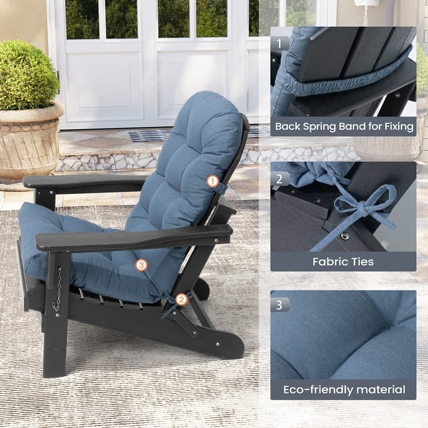 Adirondack Chair Cushion Super Comfy S (Set Of 2) Waterproof