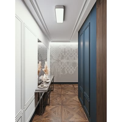 Bailey 46" LED Linear Flush Mount Light - 45.5"L x 8"W x 2.5"H