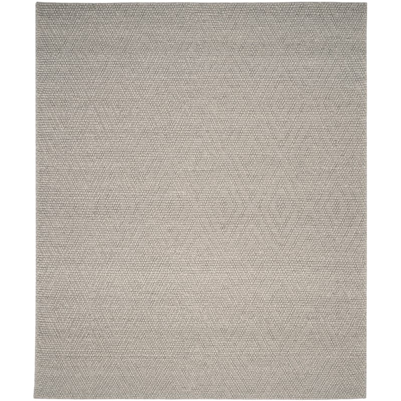 SAFAVIEH Natura Edita Handmade Wool Rug - 10' x 14' - Silver