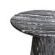 preview thumbnail 13 of 14, Studio London Faux Travertine Bistro Table Maddox Concrete Patio Table