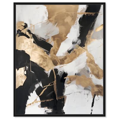 Cracked Gilt II Canvas by Art Remedy