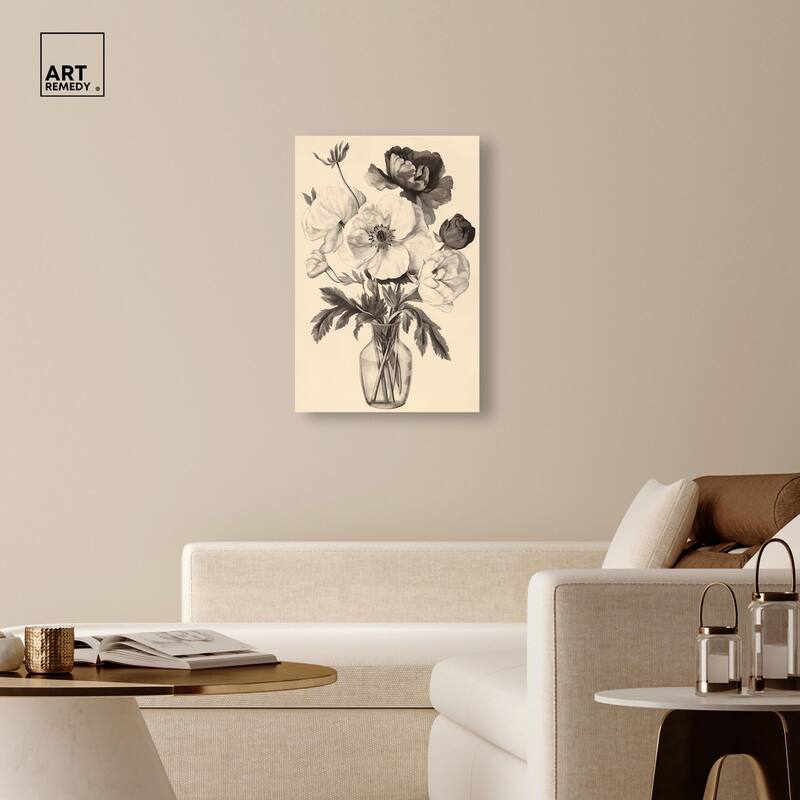 Herbarium's Hush I Canvas by Art Remedy, Gallery Wrapped