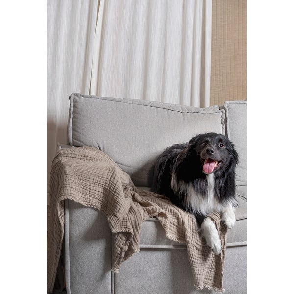 slide 2 of 20, Truly Soft Two-Toned Organic Throw Blanket