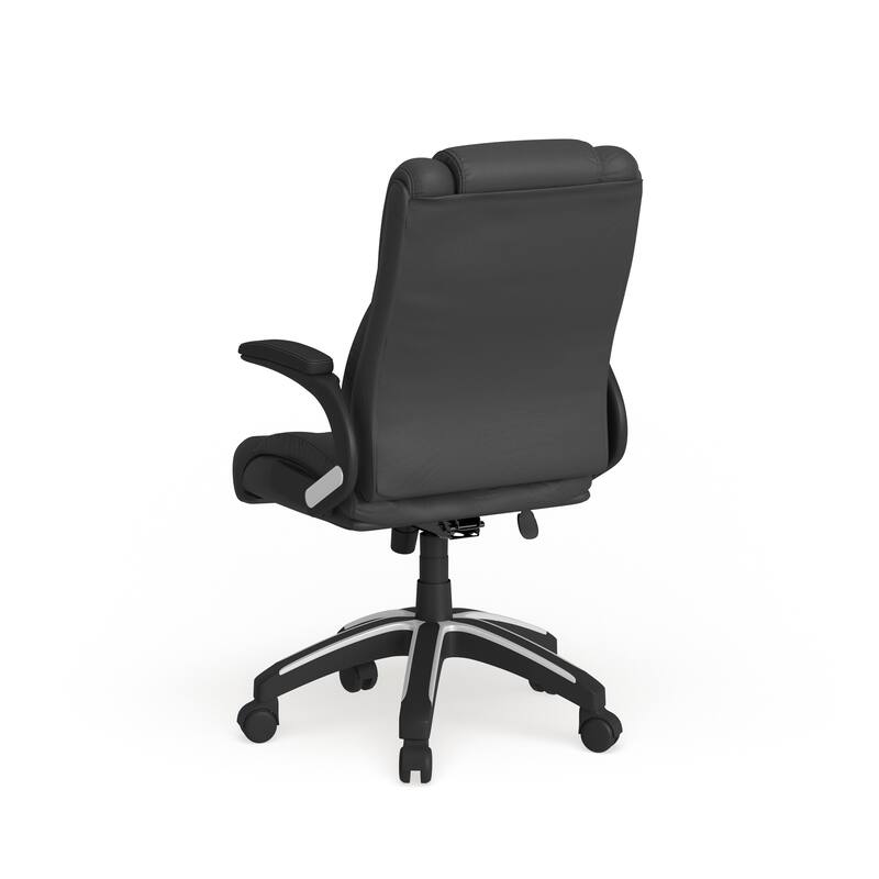 High Back LeatherSoft Executive Swivel Chair with Double Layered Headrest