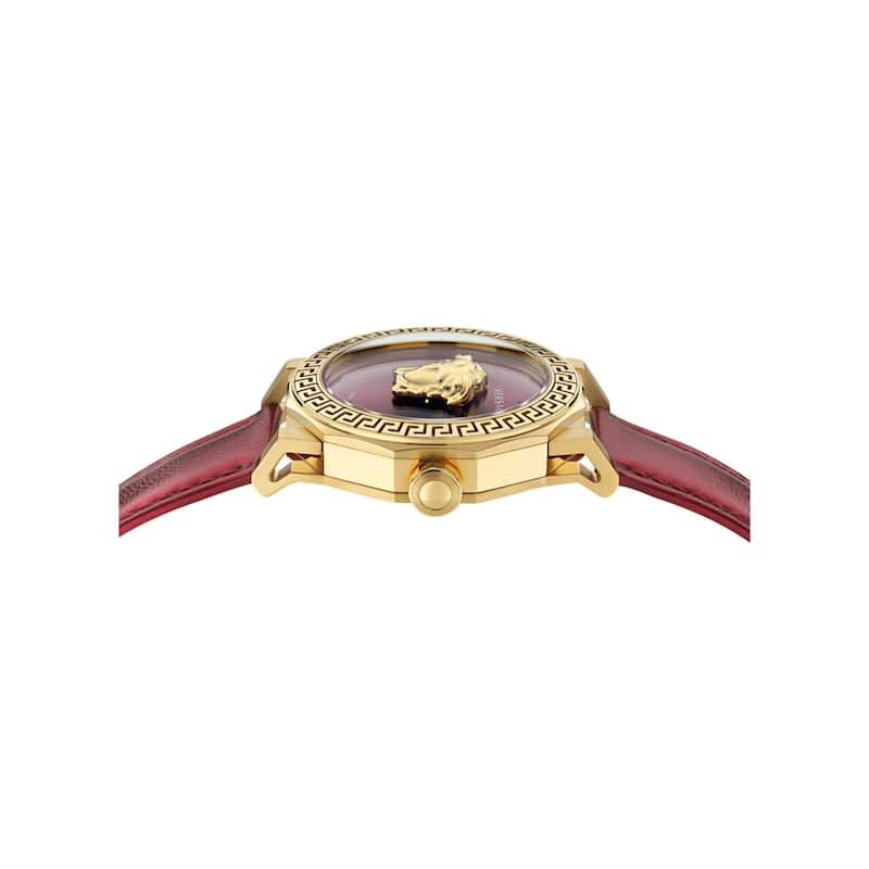 Versace Medusa Deco Leather Watch