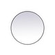 preview thumbnail 178 of 186, Carson Carrington Labbemala Metal Frame Round Mirror
