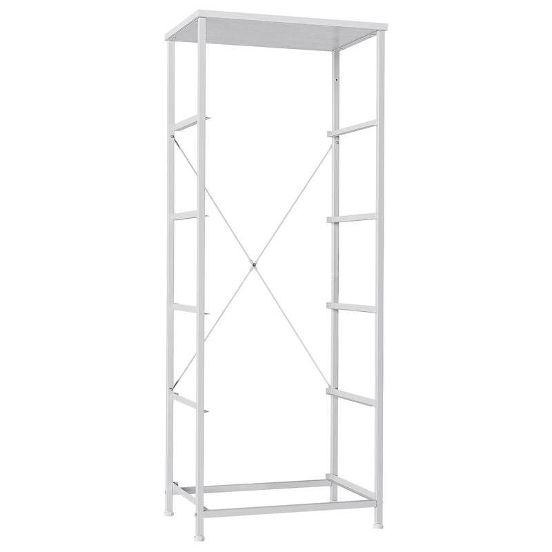 Home Bedroom Furniture 5-drawer Chest Vertical Storage Tower - Fabric Dresser