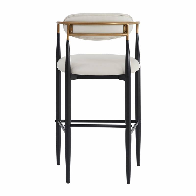 Modern Counter Stool Set - Comfortable, Sturdy Iron Frame
