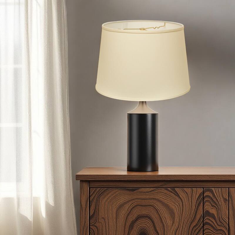 HomeRoots Ivory No Slub Innsbruck Empire Lamp Shade - 18" L x 18" W x 11.5" H