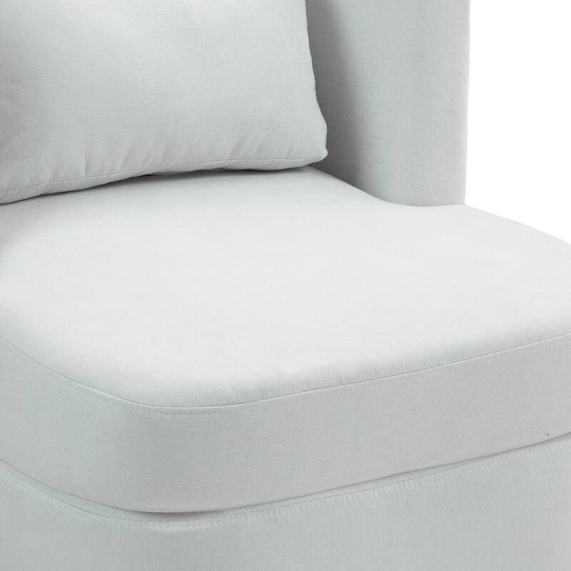 360°Swivel Barrel Chair with Cushion
