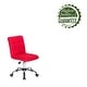 preview thumbnail 13 of 25, Porthos Home Alice Tufted Fabric Office Chair with Metal Base