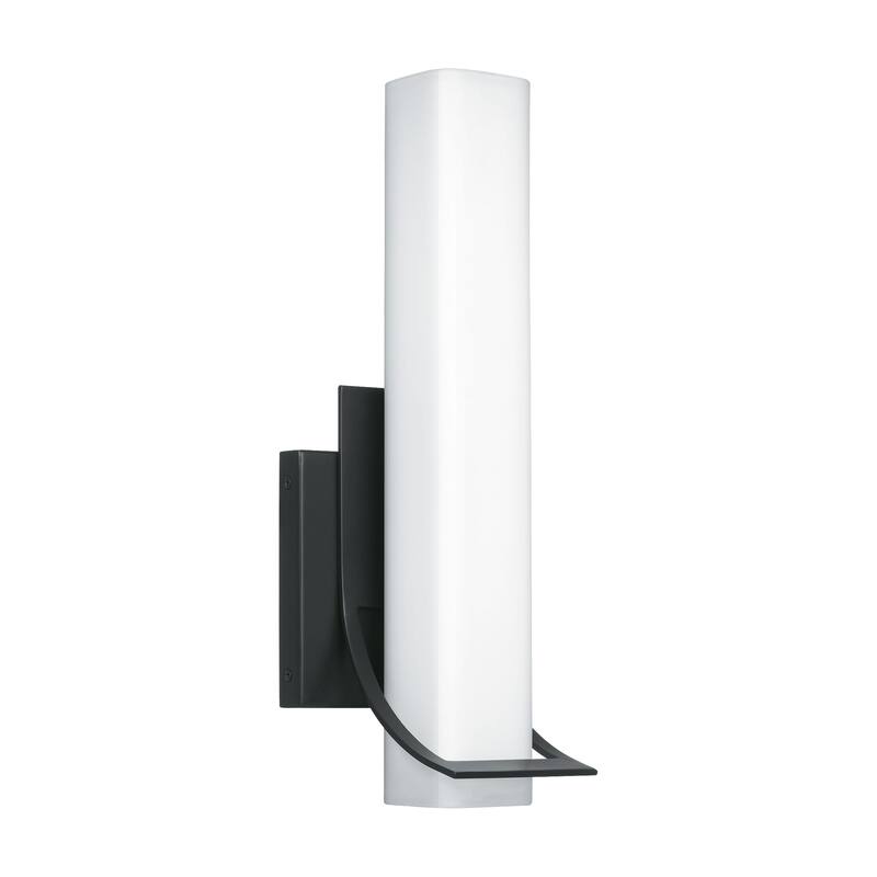 Blade LED Bathroom Vanity Light in Earth Black